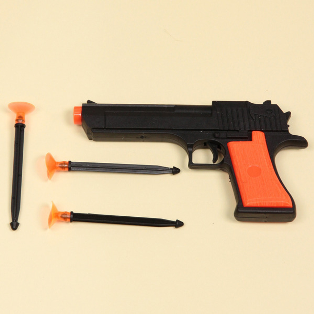 Набор оружия «Пистолет», пули на присосках, 4 предмета, 13*1.5*18 см, пакет