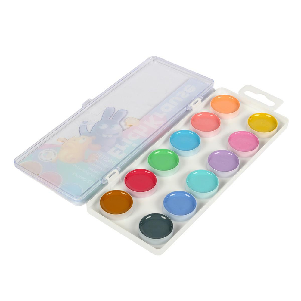 Краски акварельные 12 цветов "Jolly Friends Paste" (ErichKrause)