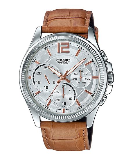 Мужские японские наручные часы CASIO MTP-E305L-7A2
