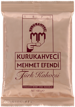 Кофе молотый Kurukahveci Mehmet Efendi мягкая упаковка 100 гр 25 шт