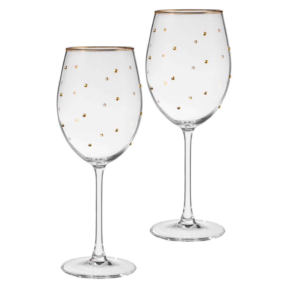 НАБОР БОКАЛОВ ДЛЯ ВИНА "GOLDY" ИЗ 2 ШТ. 540 МЛ