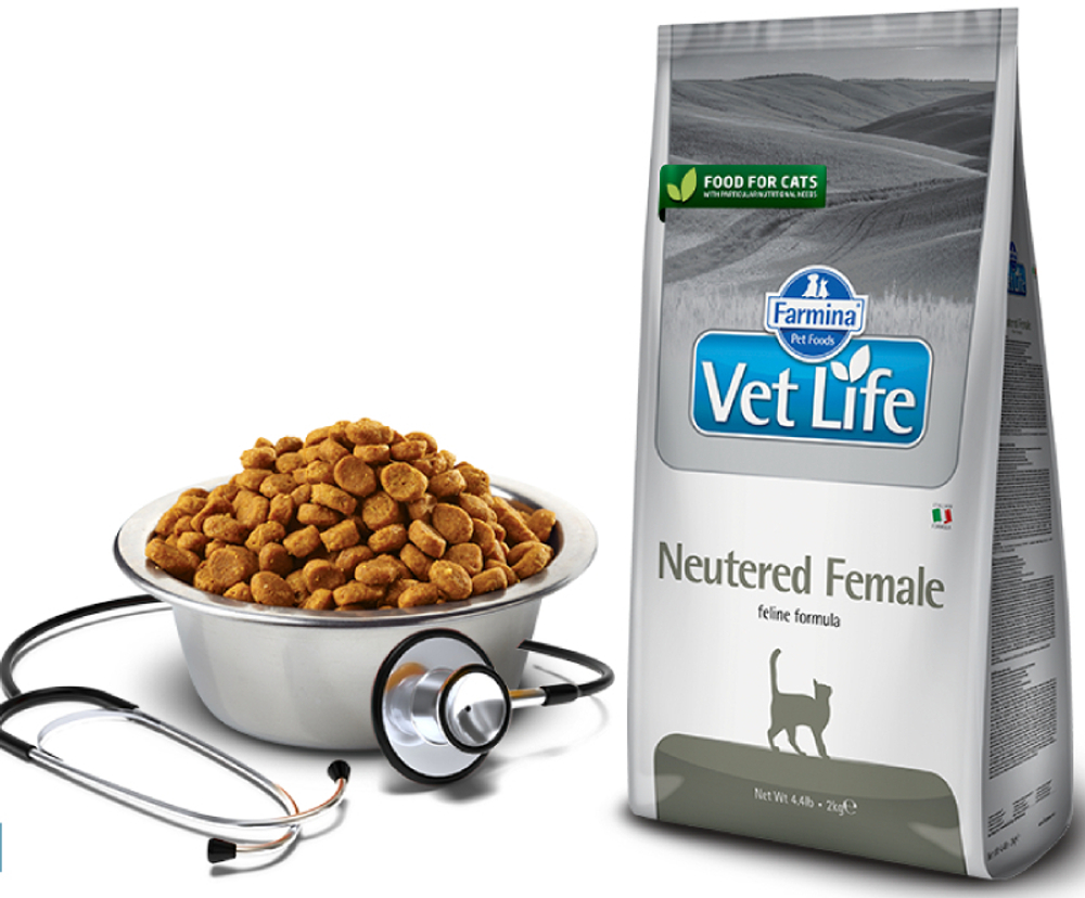 Сухой корм FARMINA Vet Life Neutered Female Feline для взрослых стерилизованных кошек - 5 кг