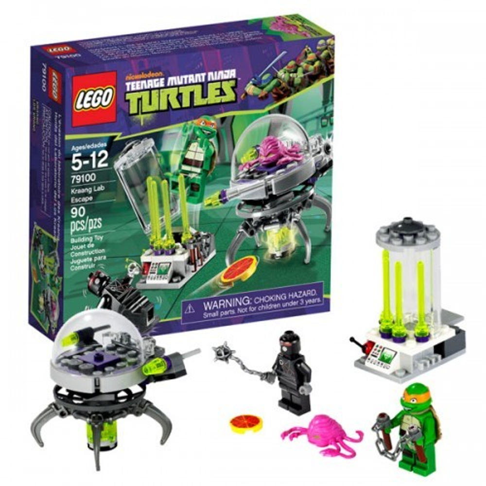 LEGO Ninja Turtles: Побег из лаборатории 79100 — Kraang Lab Escape — Лего Черепашки-ниндзя мутанты