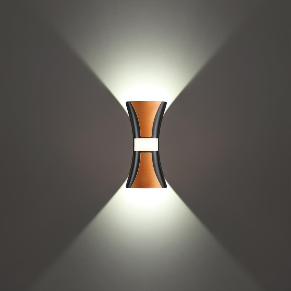 358936 STREET NT22 370 черный/золото Светильник ландшафтный светодиодный IP54 LED 4000К 12W 85-265V CALLE