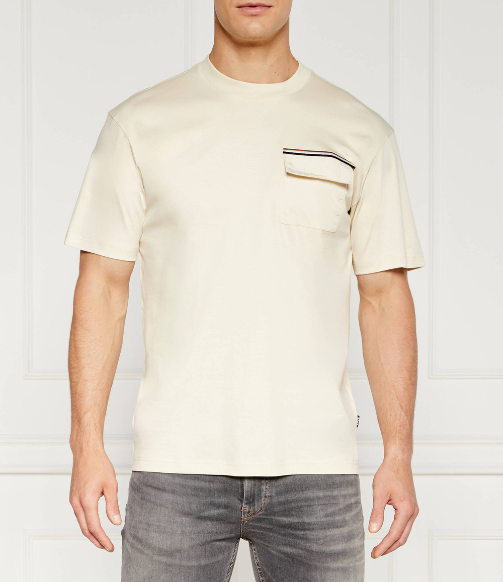 Футболка BOSS BLACK - бежевый(50520616)