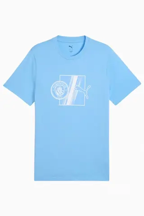 Футболка Puma Manchester City 25/26 FtblCulture Tee - голубой