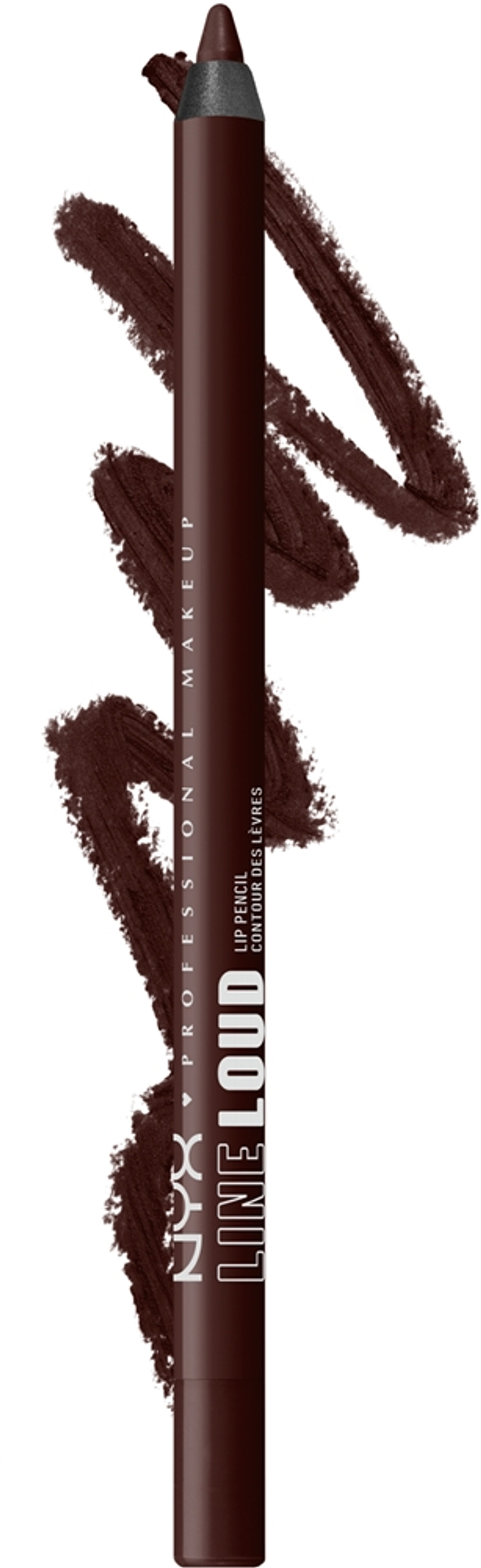 NYX Professional Makeup Line Loud Vegan - Карандаш для губ с матовым покрытием оттенок 35 - No Wine Ing, 1 g