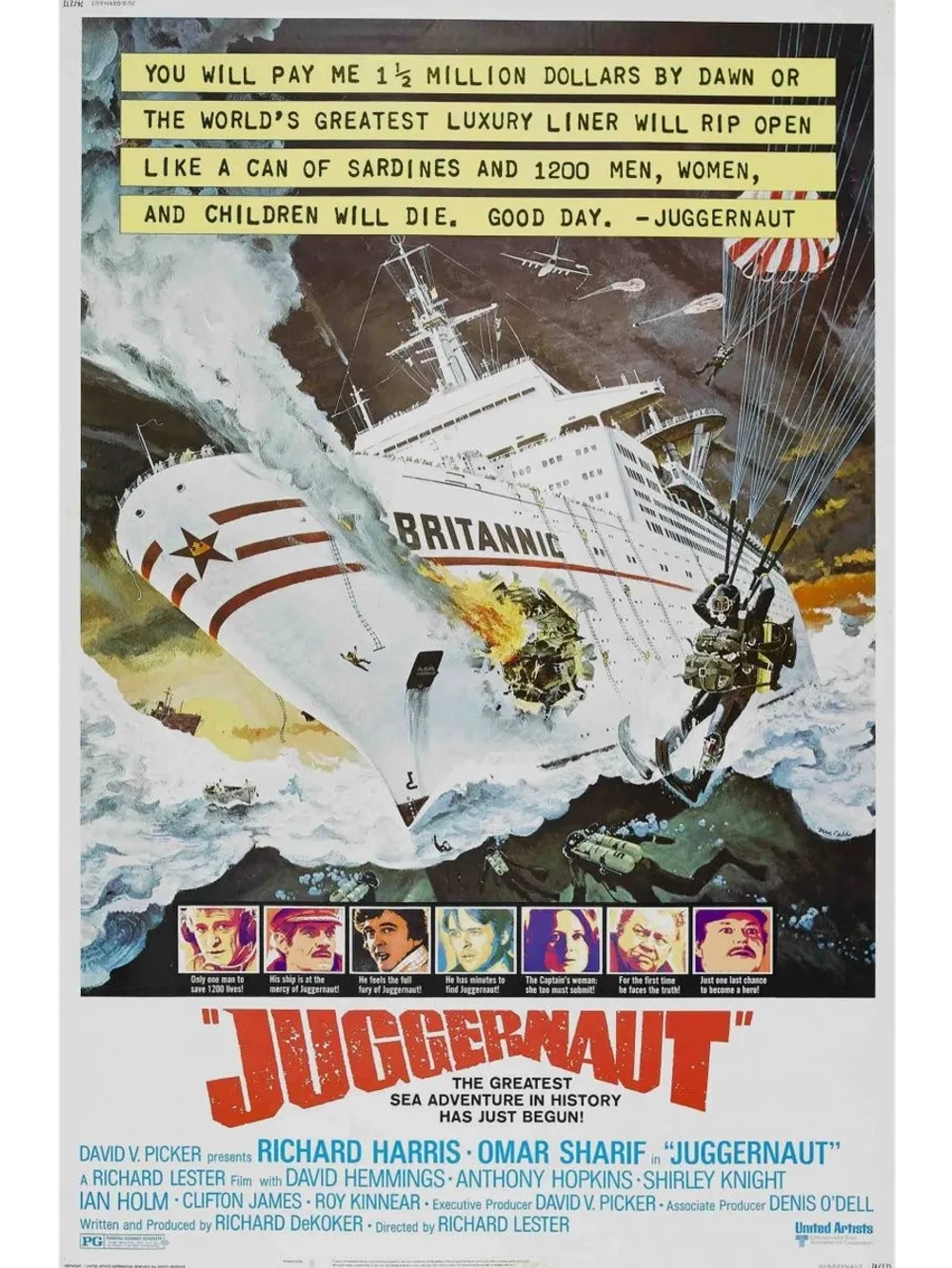 Джаггернаут (1974) (DVD-R)