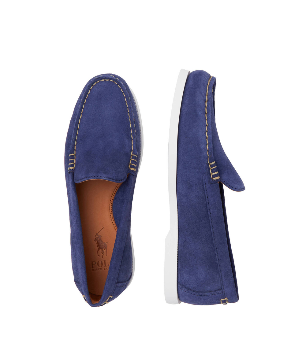 Кожаные мокасины merton POLO RALPH LAUREN - темно-синий(803932196)
