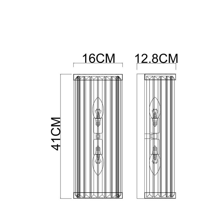 Настенный светильник Arte Lamp Fortuna A1069AP-2GO