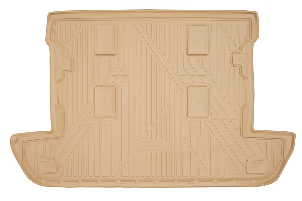 Коврик в багажник для LEXUS LX 570 2007-2012, 2012-, внедорожник 7 мест, кор.(полиуретан, бежевый) NLC.29.07.B12B