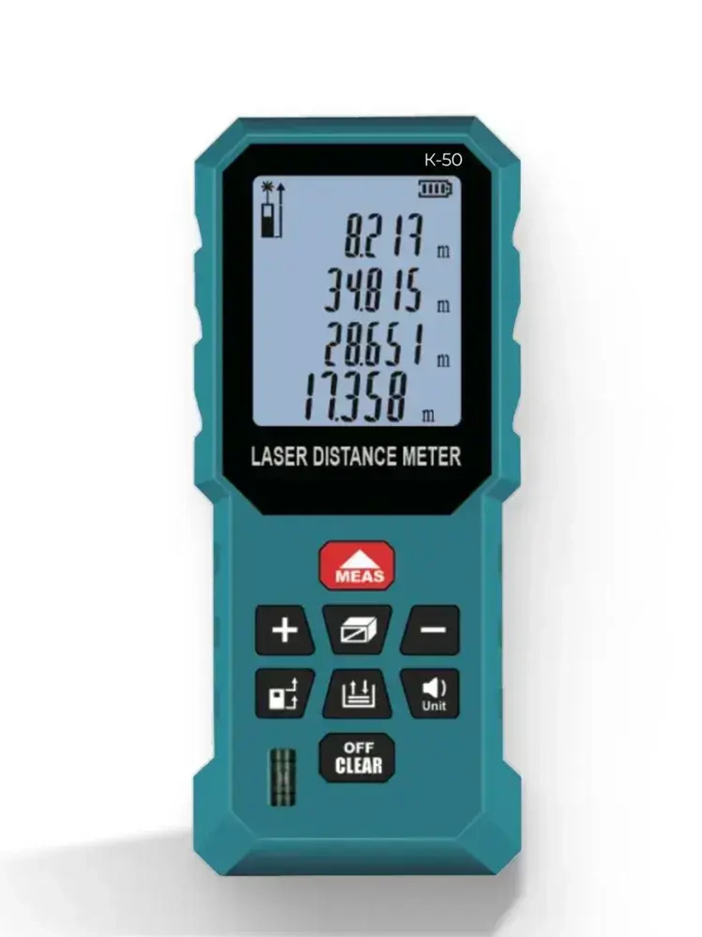Лазерный дальномер рулетка с чехлом 50 метров
