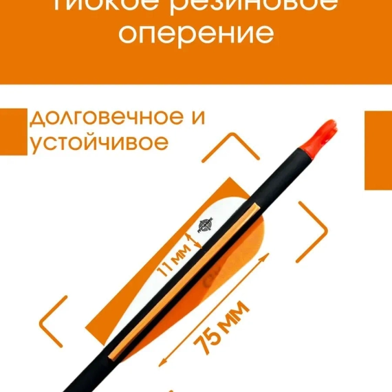 Стрелы для лука охотничьи 80см микс карбоновые спортивные GROZA (Синие 6шт.)