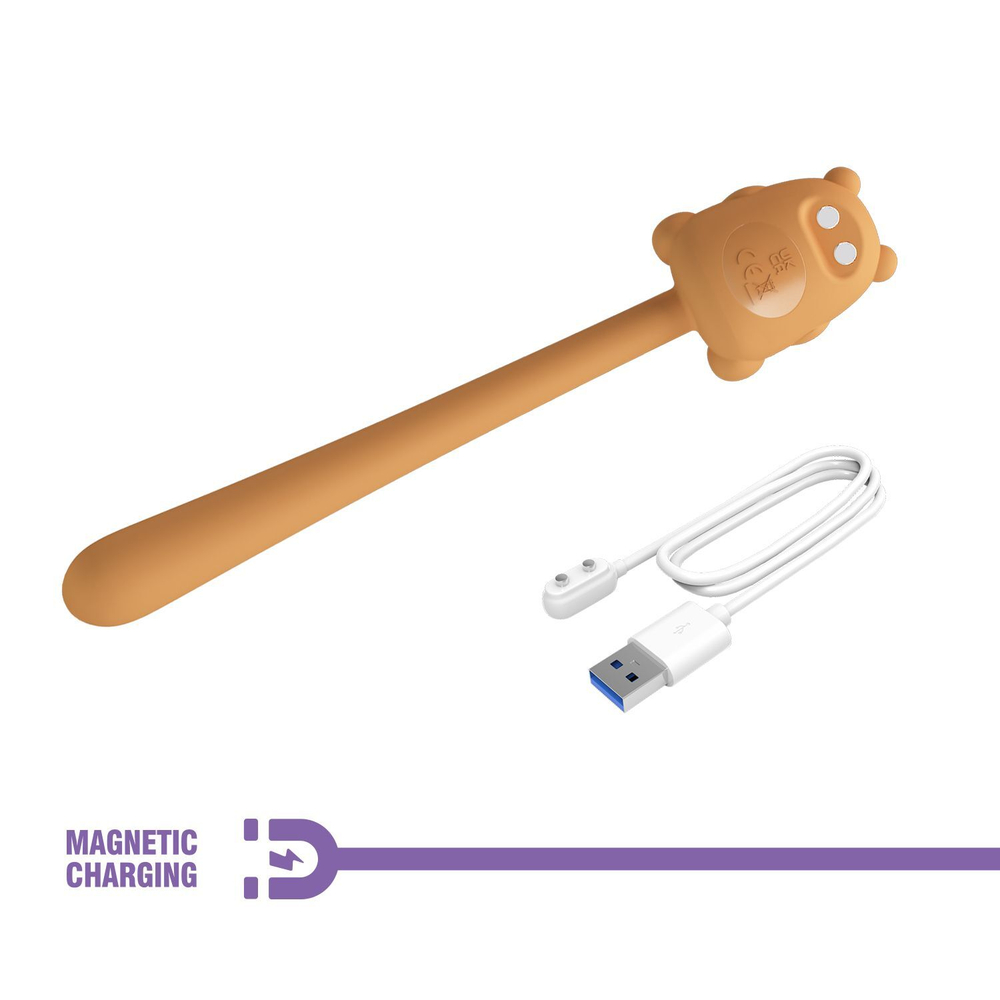 Мини-вибратор Baile Pretty Love, гибкий, 13,3 см