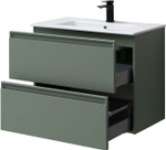 Тумба с раковиной Allen Brau Eclipse 1.E1002.CGM 80 cement grey matt