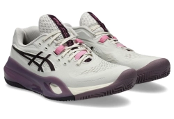 Женские Кроссовки теннисные Asics Gel-Resolution X Clay - soft oat/dark aubergine