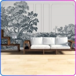 Фотообои на стену Деревья 400х270 см Luxury Walls AM38704B