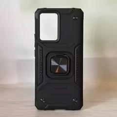 Противоударный чехол Strong Armour Case с кольцом для Xiaomi 13 Lite (Черный)