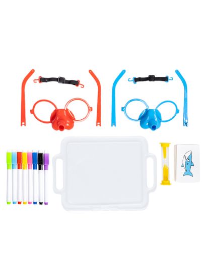 Игра настольная "Попробуй угадай. Рисуй носом"