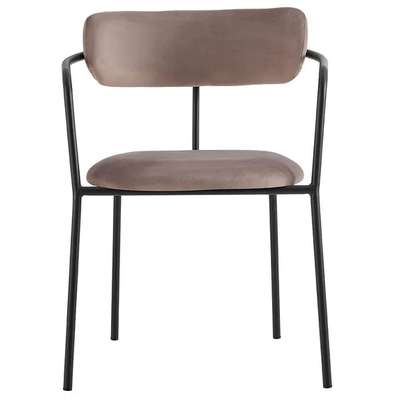 Стул Pedigree серо-бежевый велюр