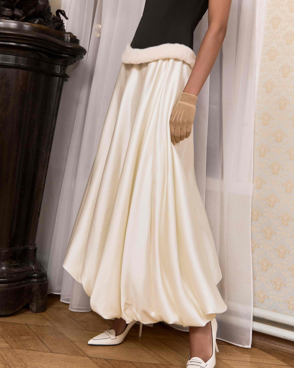 Юбка-баллон макси