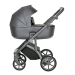 Детская коляска Roan Bass Next Кожа 2 в 1 RN083/1 Graphite Pearl