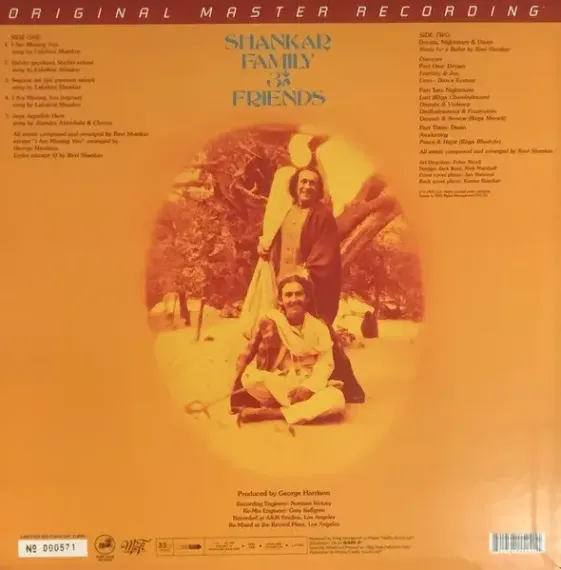 Ravi Shankar – Shankar Family & Friends (Orchid) LP