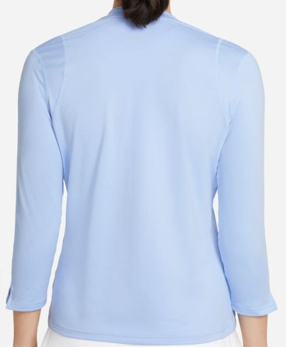 Женская футболка теннисная (dł. Рукава) Nike Court Victory Dri-Fit Top 3/4 Sleeve W - aluminum/black