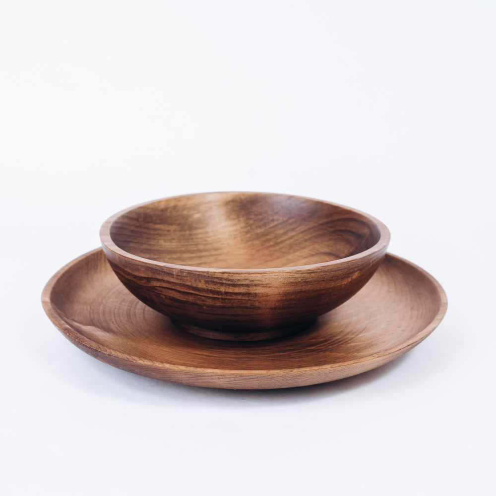 Набор деревянных тарелок Art of Siberia из кедра TN51