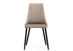 Стул на металлокаркасе Кора бежевый / черный