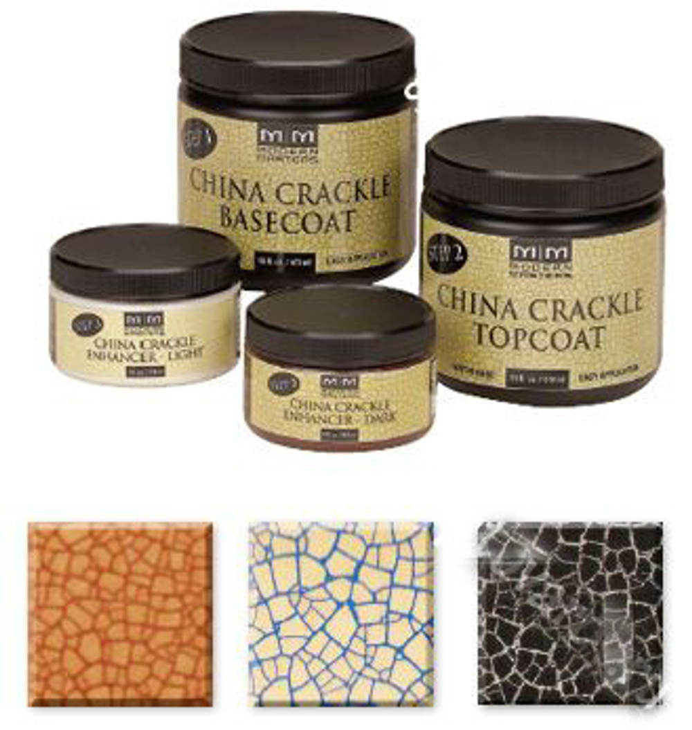 Кракелюрный лак эффект трещин MODERN MASTERS Decorative Painter’s CHINA Crackle SYSTEM/ китайская трещина-фарфор