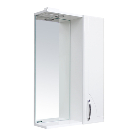 Шкаф с зеркалом для ванной Sanita Идеал-01, 80 x 52 x 17,6 см