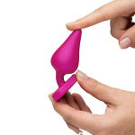 Набор из 3х анальных силиконовых пробок 10,6см, 8,8см, 7,4см Romp Luster RP281SGZ