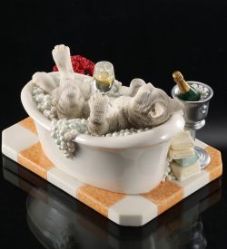 WS-1355 Статуэтка «Кошка в ванной»