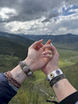 КНОПКА АМЕТИСТ КРИСТАЛЛ