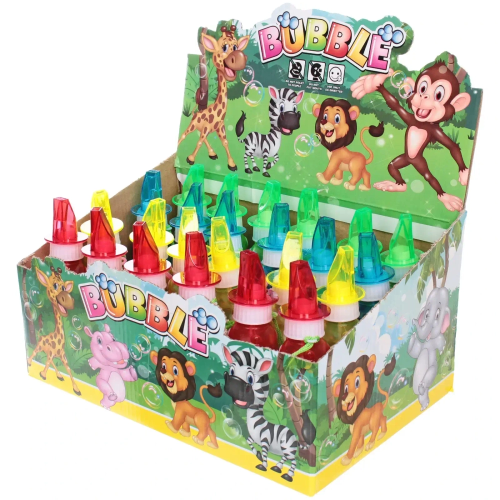 Мыльные пузыри «Веселый динозаврик», 15 см (55 мл) (в ассортименте)