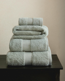 Zara Home - Хлопковое банное полотенце премиум-класса (600 г / м2), синий, 50х90 см