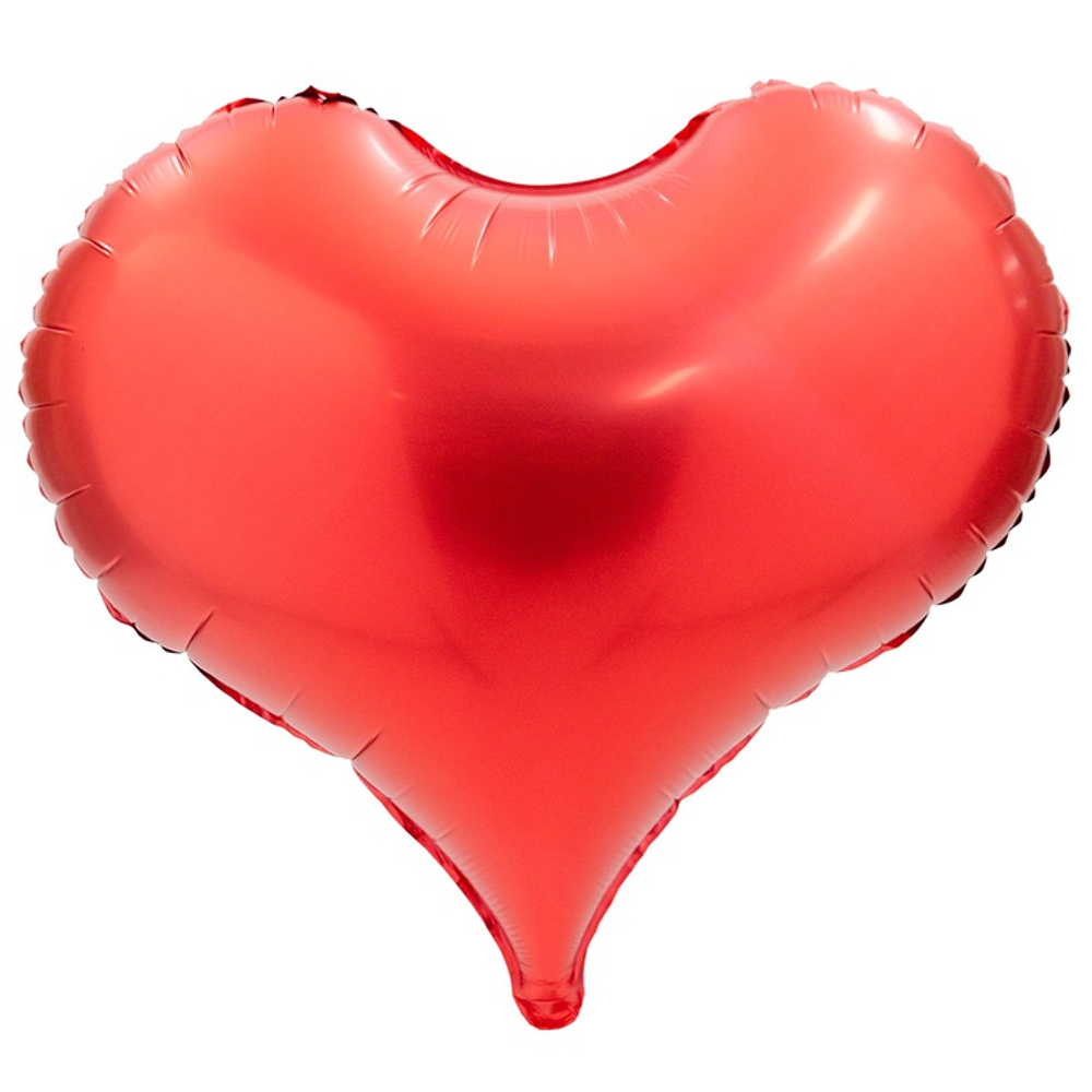 Фольгированный шар-сердце в ассортименте, 61 см