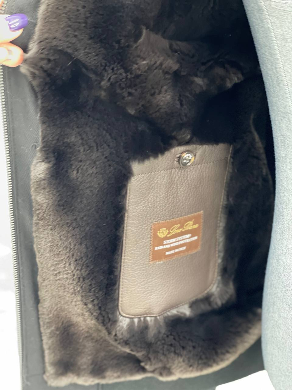 Кашемировая куртка с мехом Loro Piana