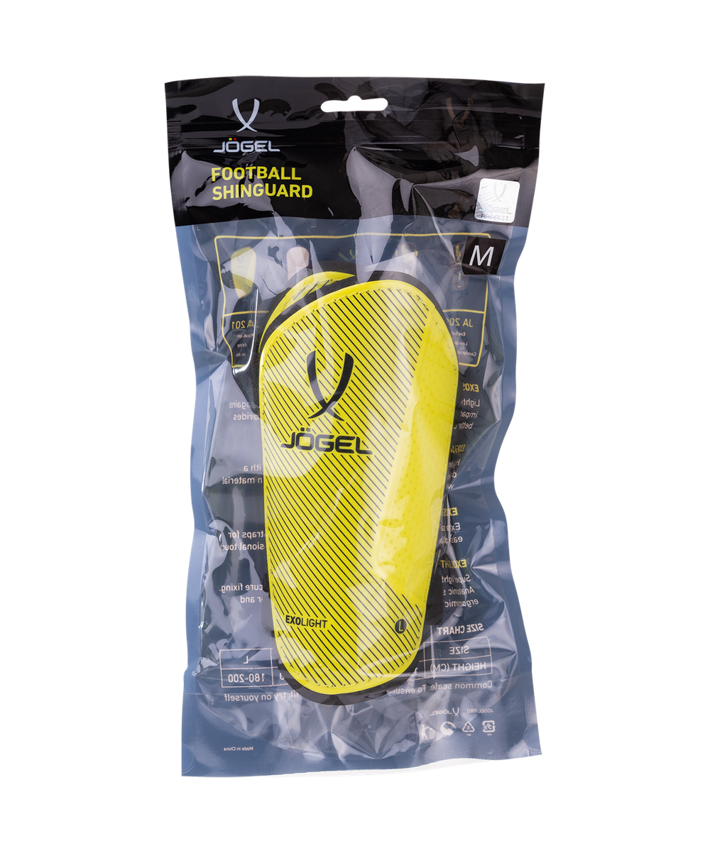 Щитки футбольные JA-201, черный