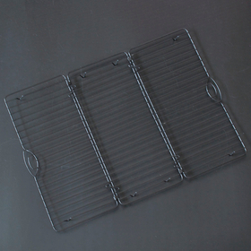 Решетка прямоугольная складная 440х325 мм черная