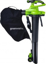Воздуходув-садовый пылесос аккумуляторный GREENWORKS GD40BVK4 40V 2406907UB