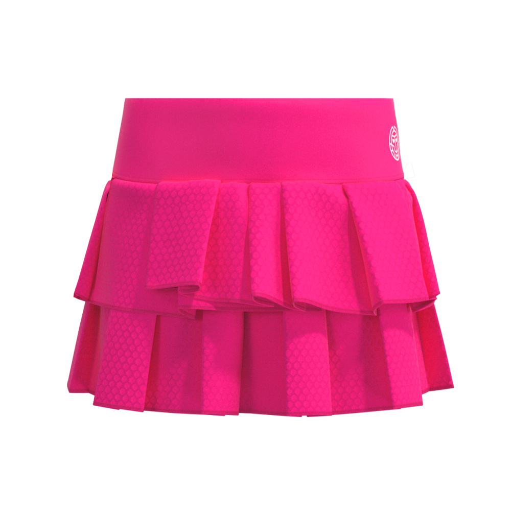 ОДЕЖДА ДЛЯ ТЕННИСА Женская, Юбка BIDI BADU CREW PLEATED SKORT .