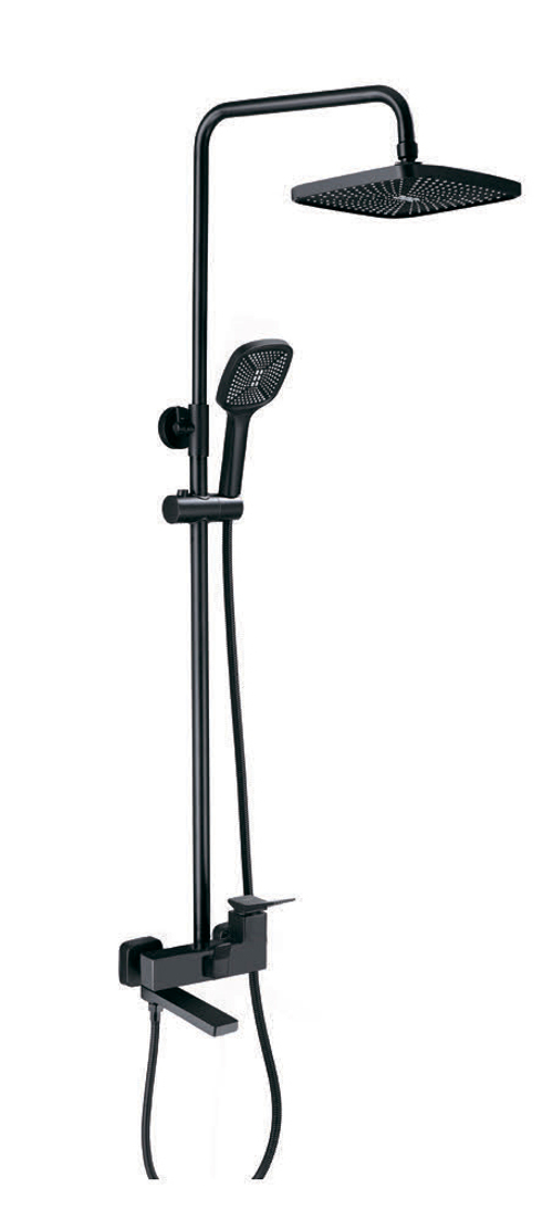 423562-C Душевая система (ЧЕРНЫЙ) ViEiR (5/1шт)