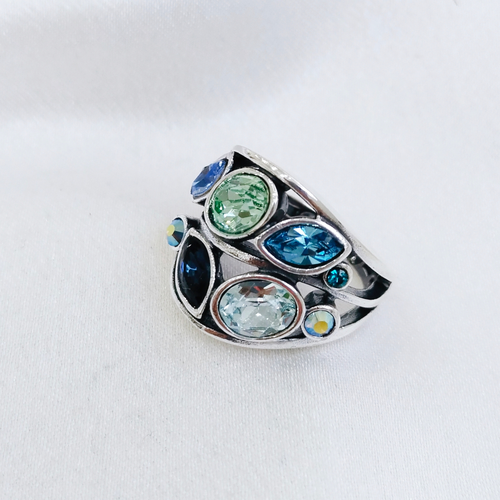 "Нулви"  кольцо в серебряном покрытии из коллекции "Террацио" от Jenavi