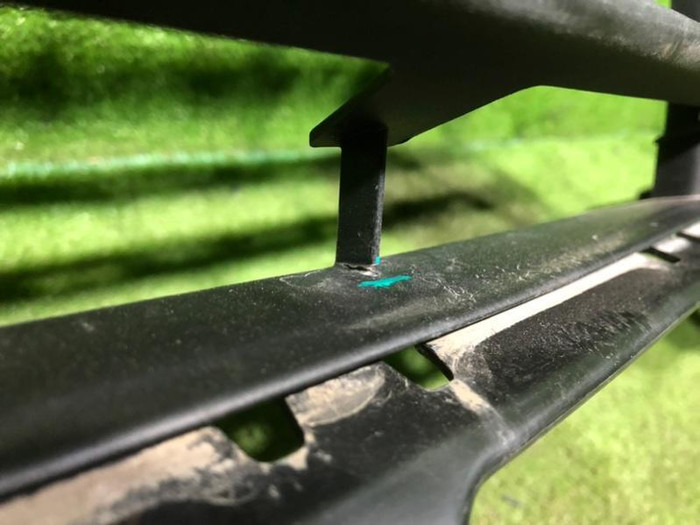 Решетка переднего бампера Porsche Cayenne 3 17-23