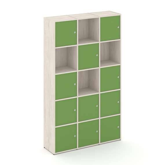 Locker plus Комплект №9 LK.K-009 Денвер Светлый/Зеленый 1188*350*1983