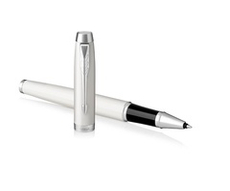 Ручка роллер Parker IM Metal White CT