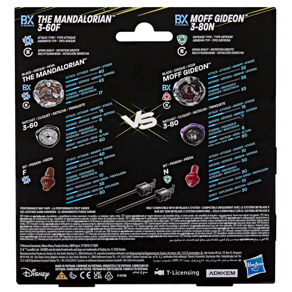 Игровой набор Hasbro Beyblade X Star Wars Mandalorian F9589 vs Moff Gideon F9589 — фото 4