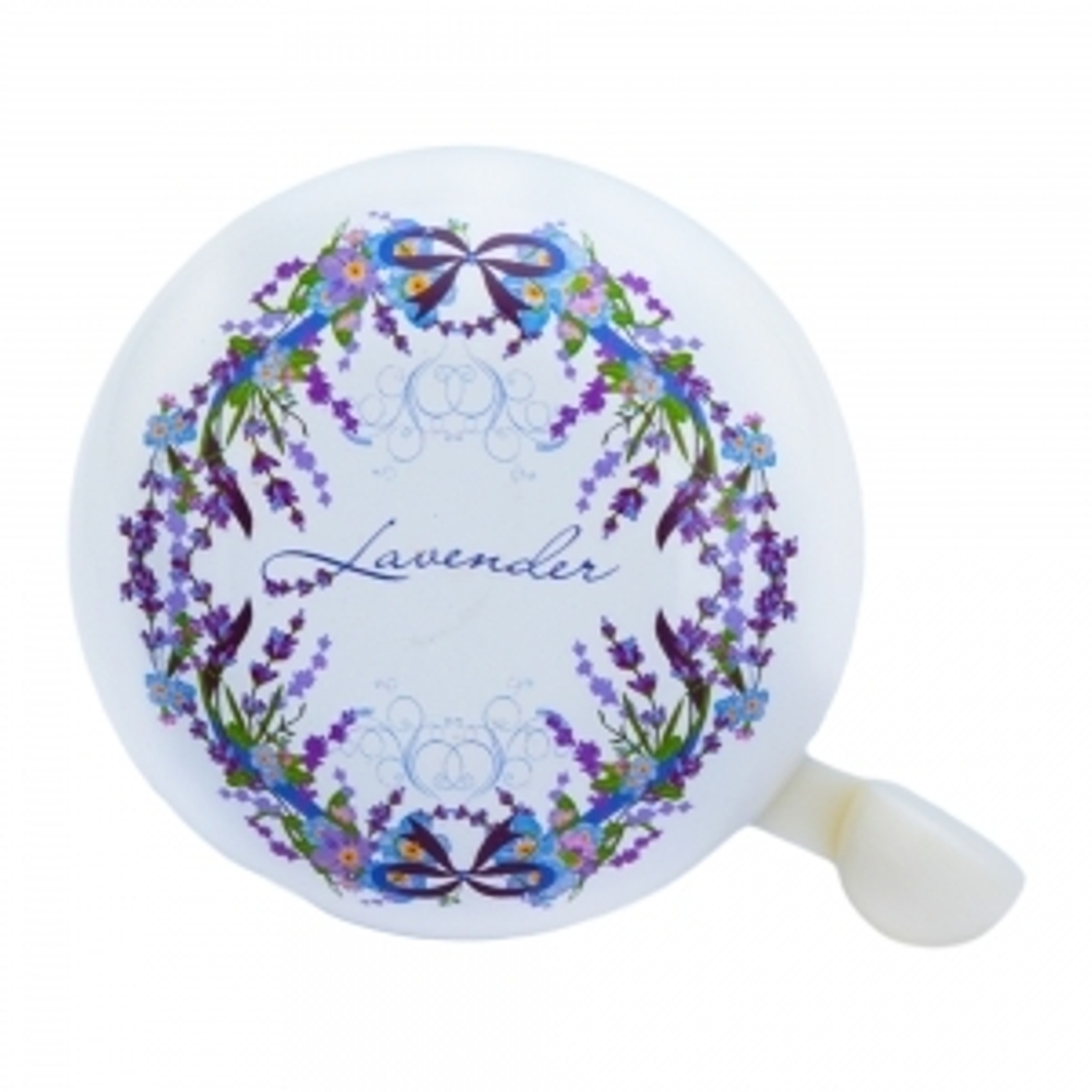 Звонок велосипедный, рисунок "Lavender"